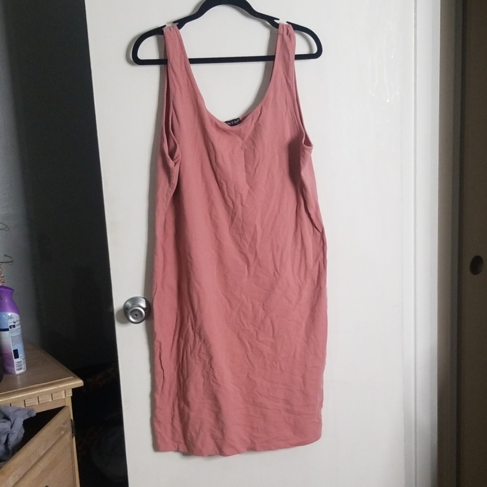 Fashion nova Pink tank dress 3x